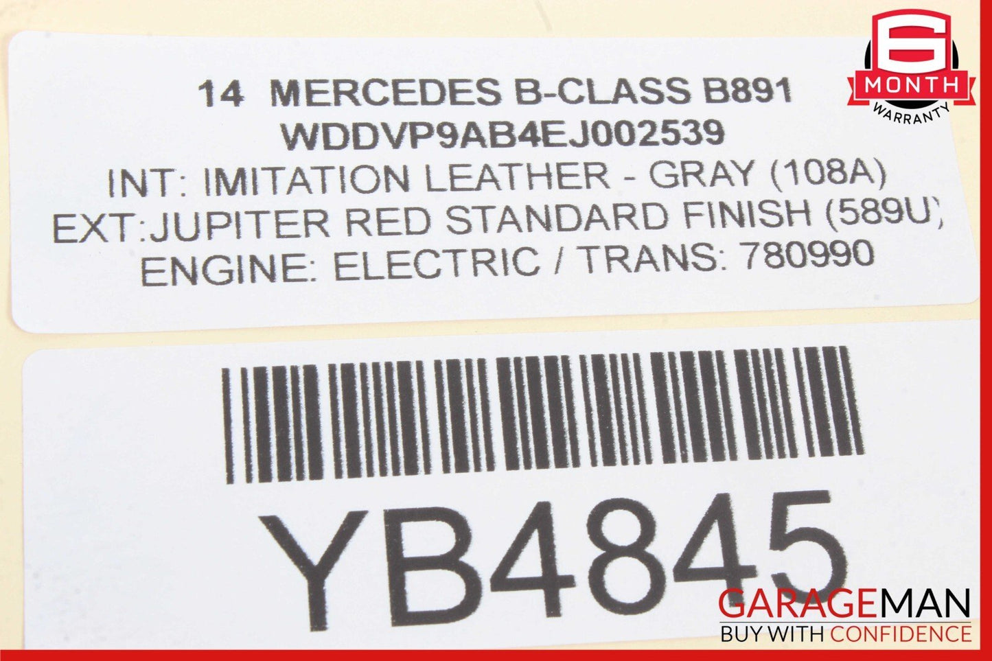 10-16 Mercedes B-Class W242 W246 E350 Sirius Satellite Radio Receiver Module OEM