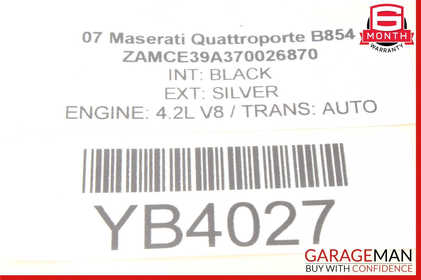03-19 Maserati Quattroporte M139 4.2L V8 A/C Receiver Drier Container OEM