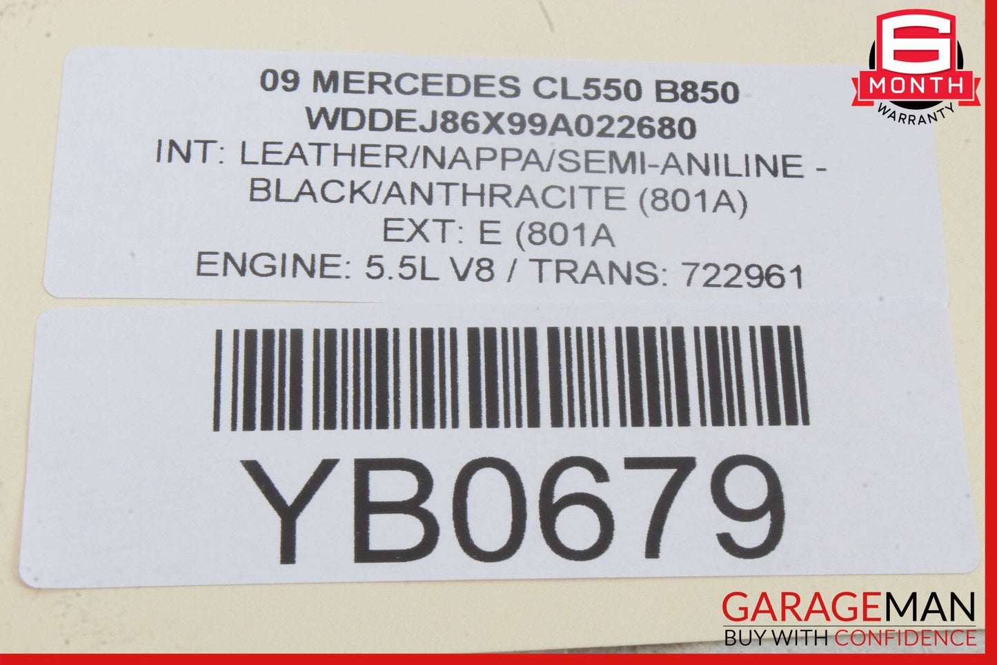 07-14 Mercedes W216 CL550 CL600 CL63 AMG Right Passenger Door Control Module OEM