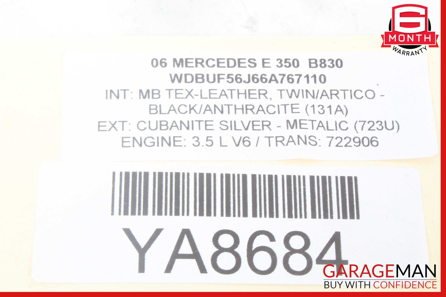 03-09 Mercedes W219 CLS550 E350 Front Right Seat Adjustment Control Switch OEM