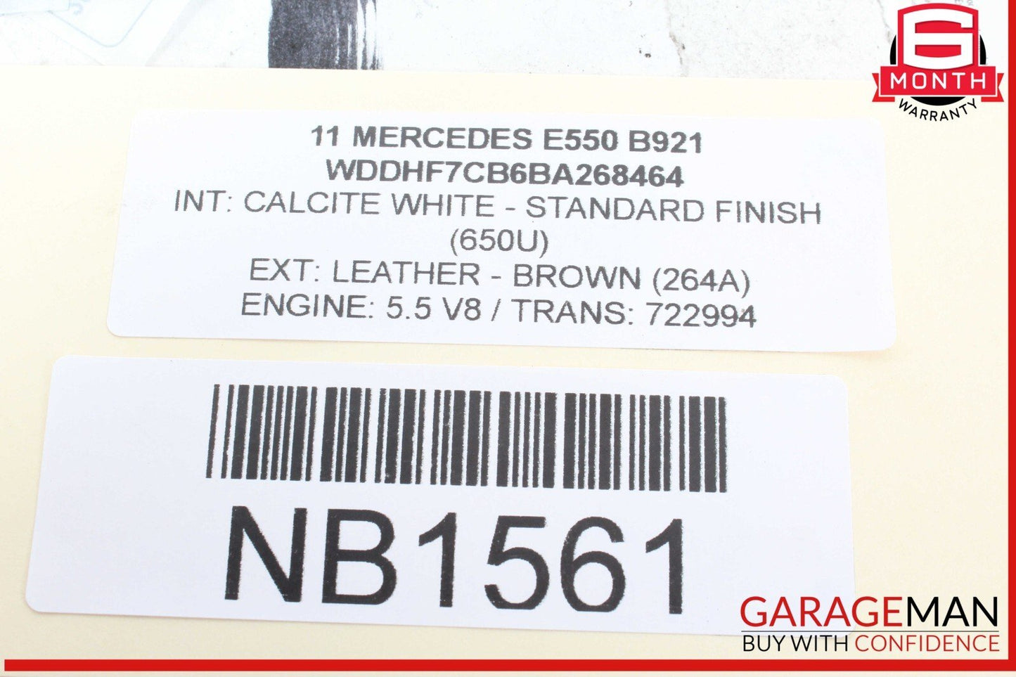 08-18 Mercedes W212 E550 C250 Rear Right Side Door Control Module 2129004006 OEM