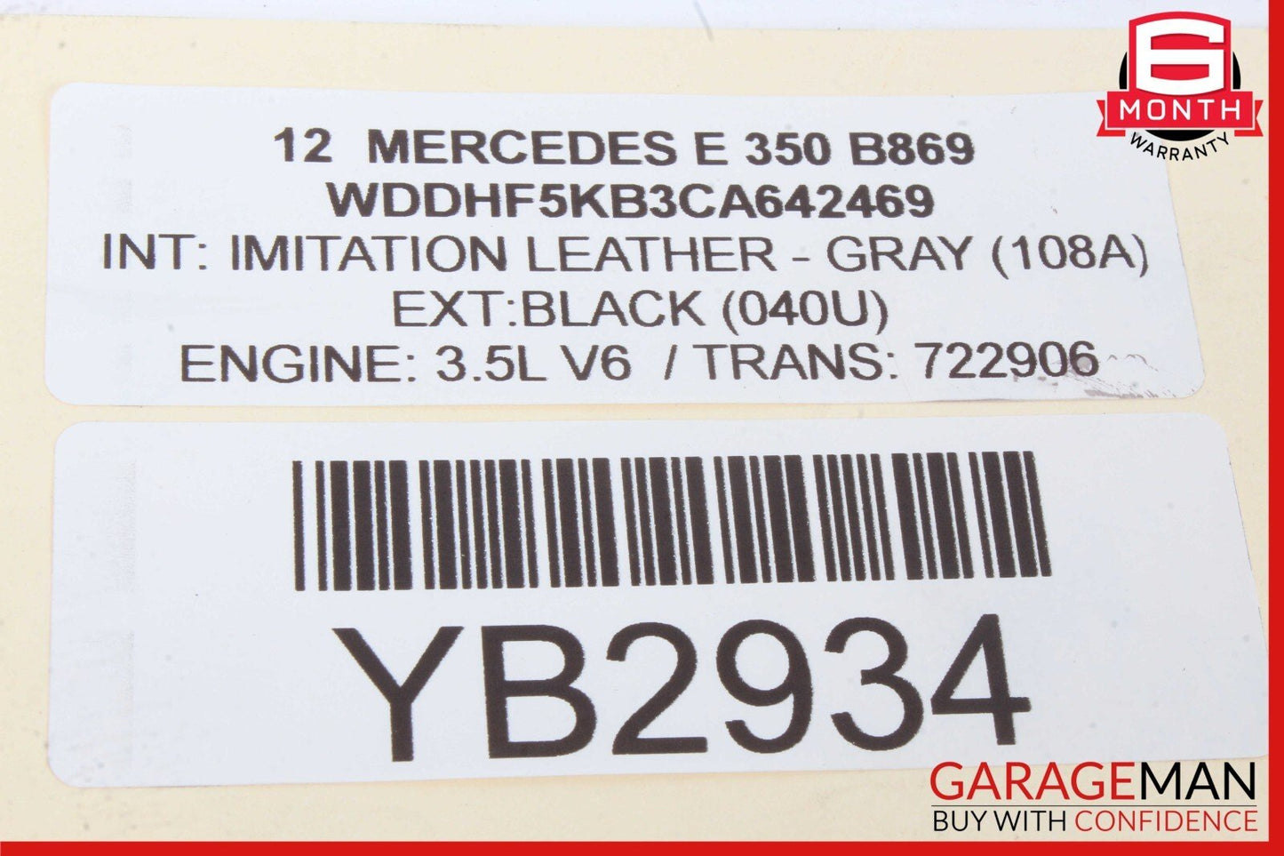 10-17 Mercedes W212 E350 E400 E550 Coupe Rear Right or Left Shock Strut Absorber