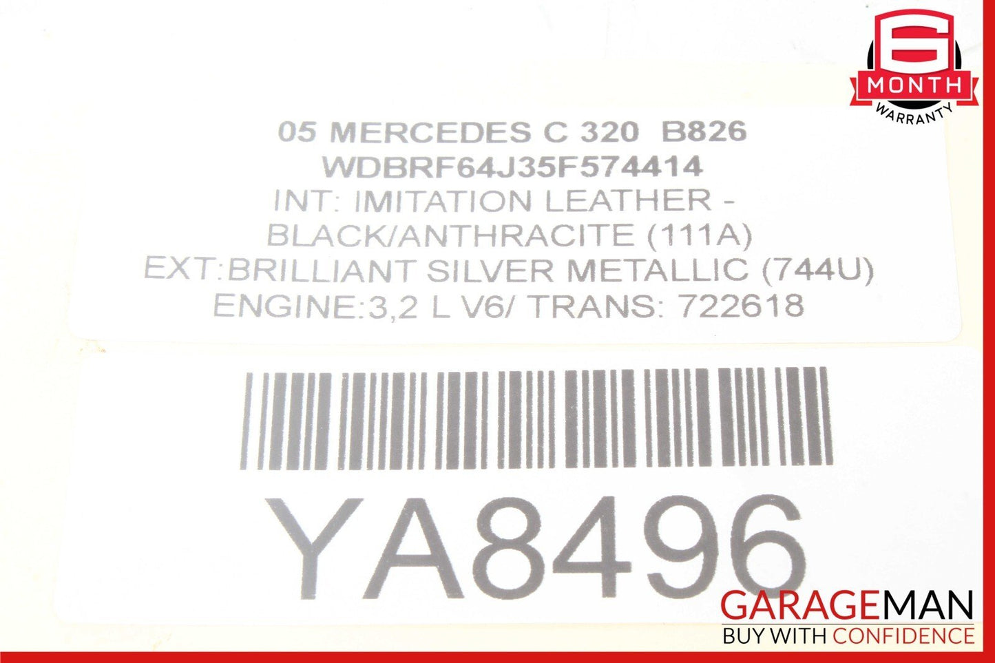 03-12 Mercedes W203 C320 CLS550 Front Right Under Seat Control Module OEM