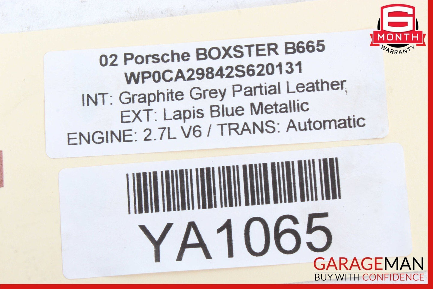 97-04 Porsche Boxster 986 Front Left / Right Side Shock Absorber Strut OEM