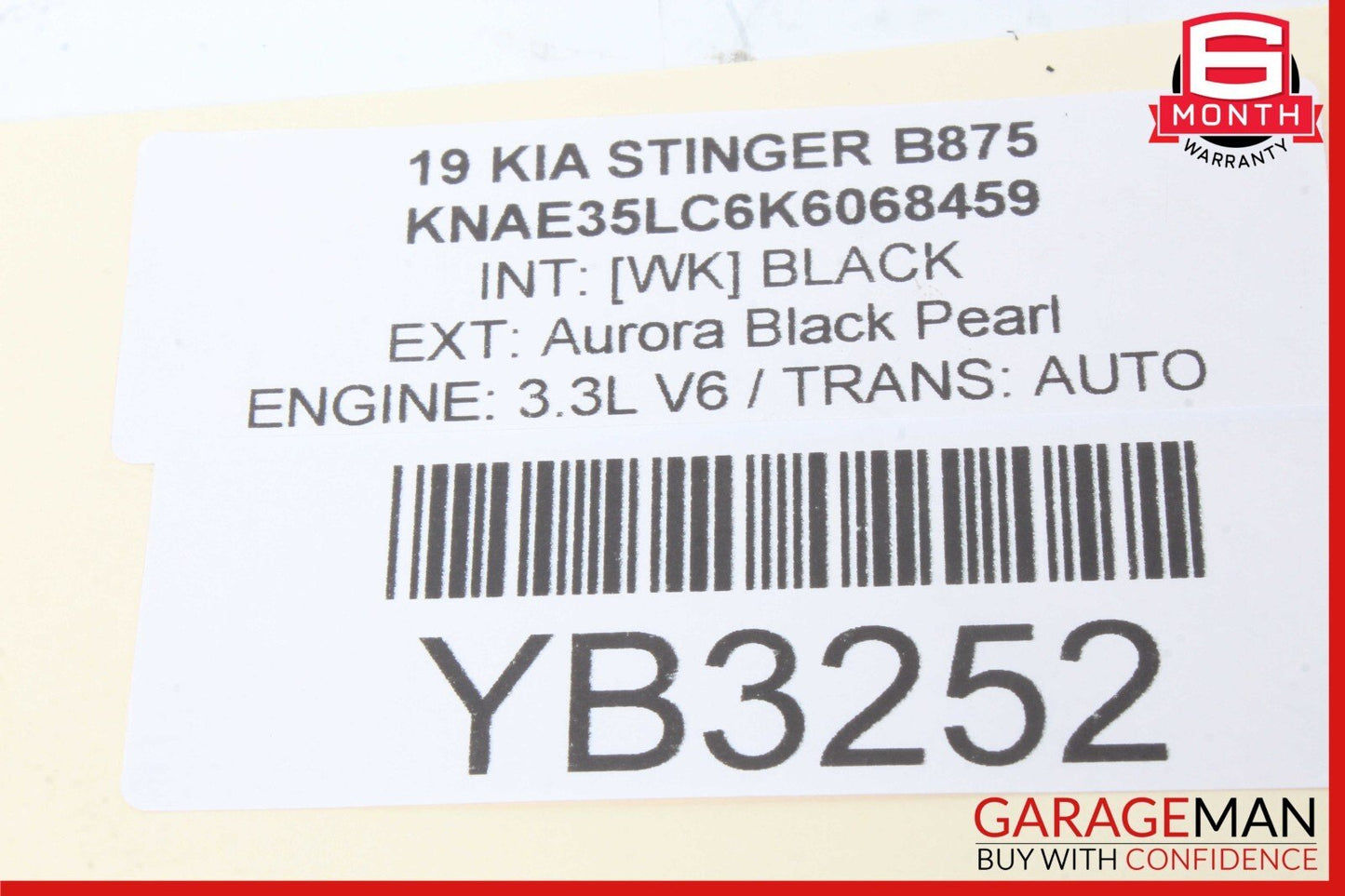 18-21 KIA STINGER FRONT RIGHT SEAT ODU OCCUPANT DETECTION MODULE 80702J5000