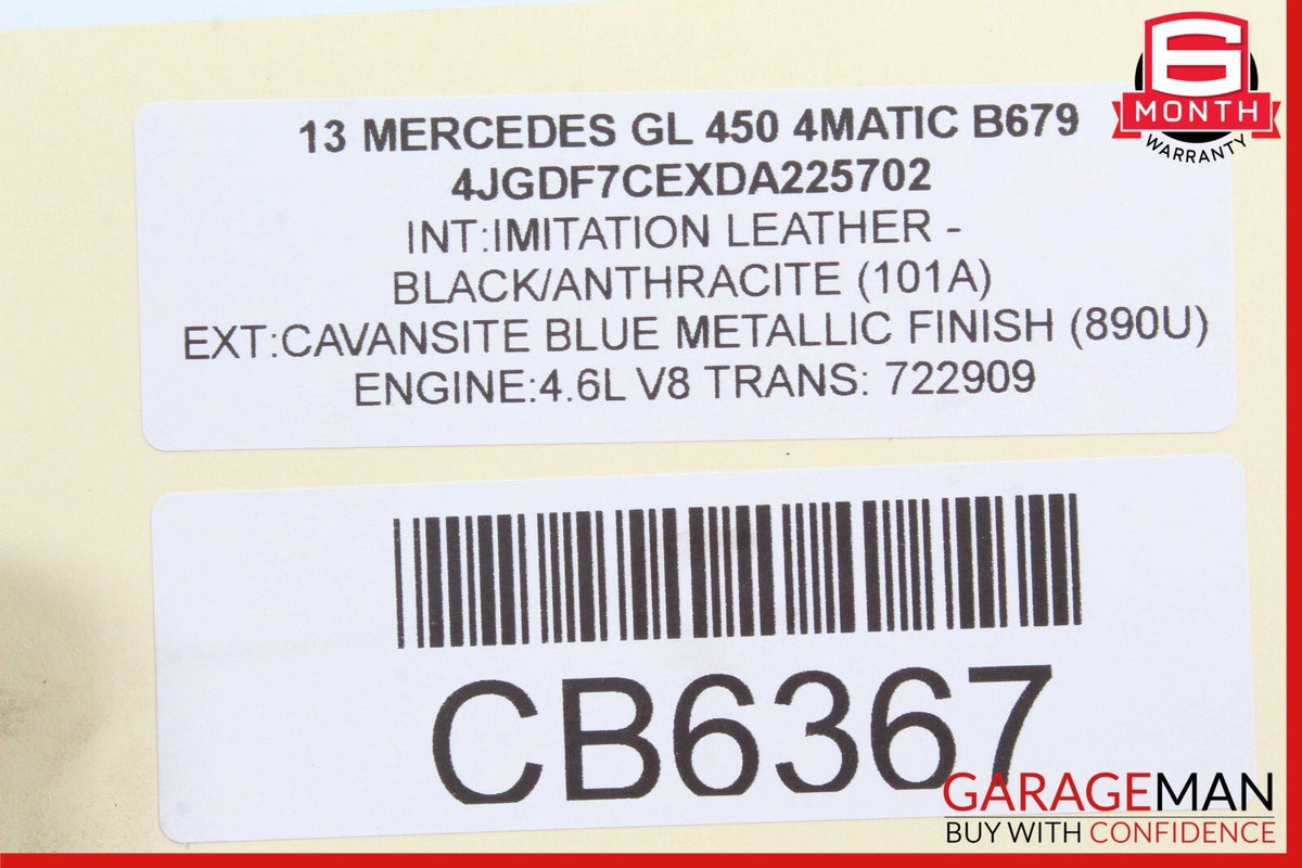 12-16 Mercedes X166 GL450 GL550 ML350 Auxillary Coolant Water Pump OEM