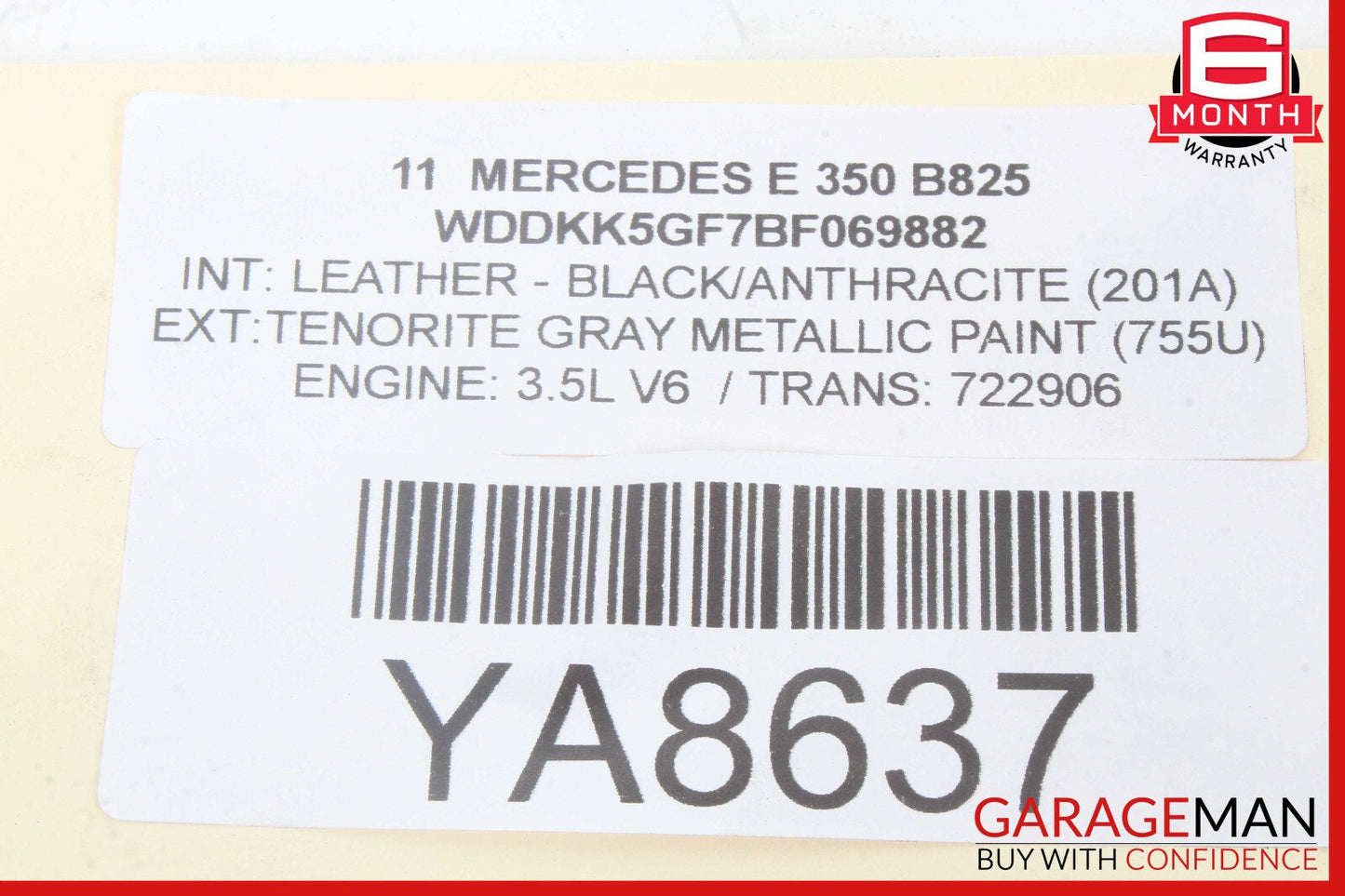 08-18 Mercedes E350 C250 C300 SLK300 Front Left Side Seat Control Module Unit