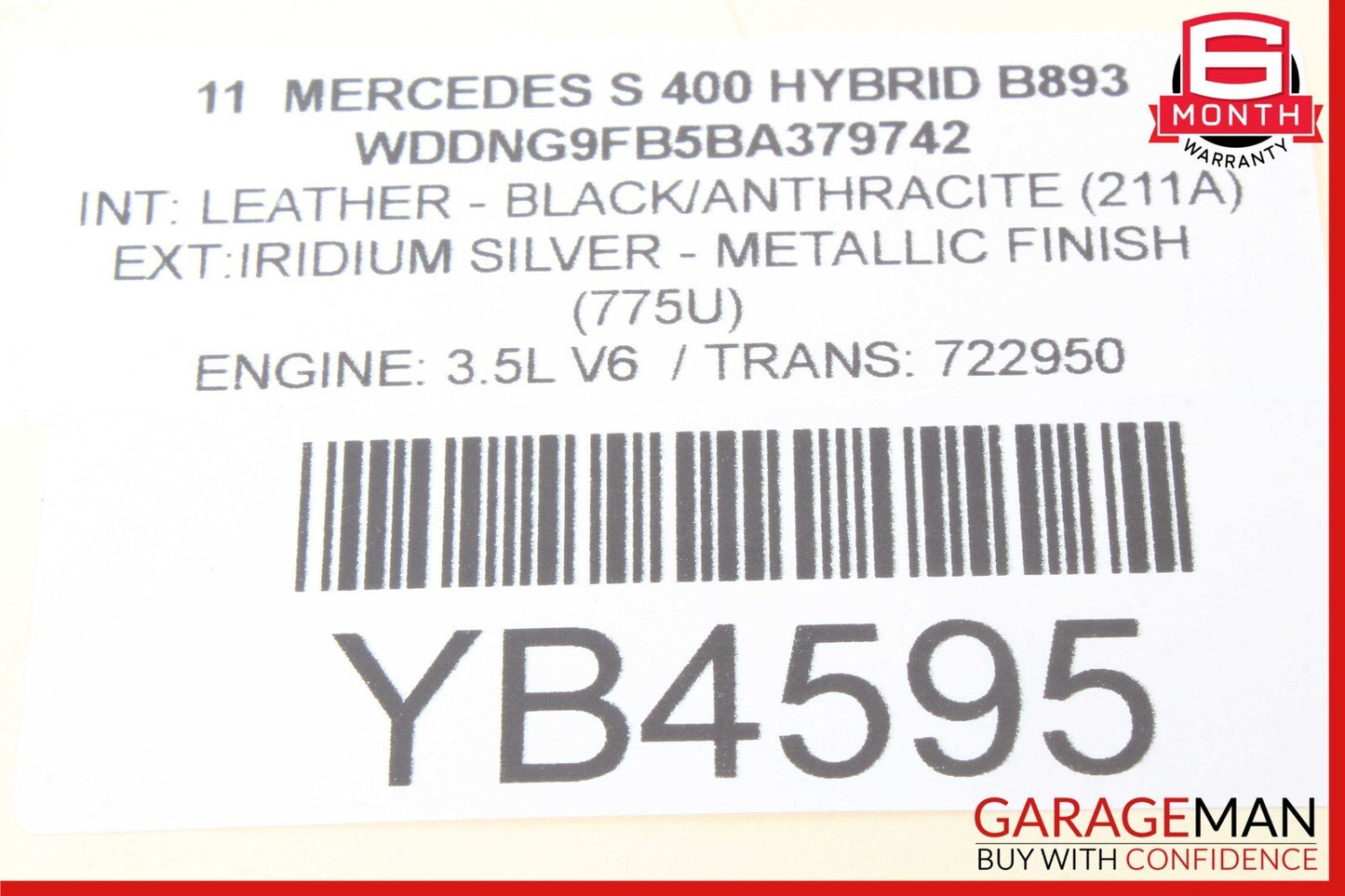 07-13 Mercedes W221 S400 S550 Rear Right or Left Side Door Control Module OEM