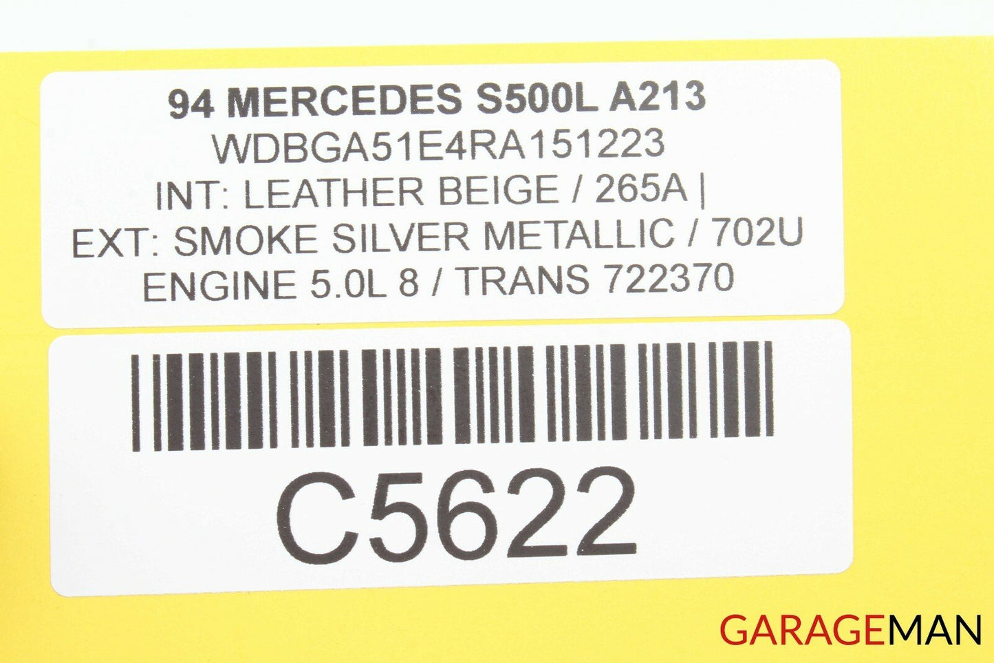 92-95 Mercedes W140 S500 500SEL Communication Phone Control Module 187182162 OEM