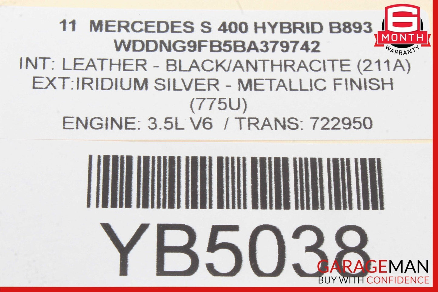 07-13 Mercedes W221 S400 Front Right Under Seat Control Module 2218707493 OEM