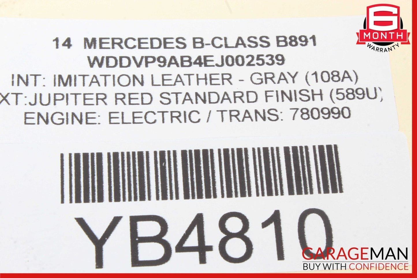 13-18 Mercedes B-Class W242 W246 B250 Front Right Door Control Module Unit OEM
