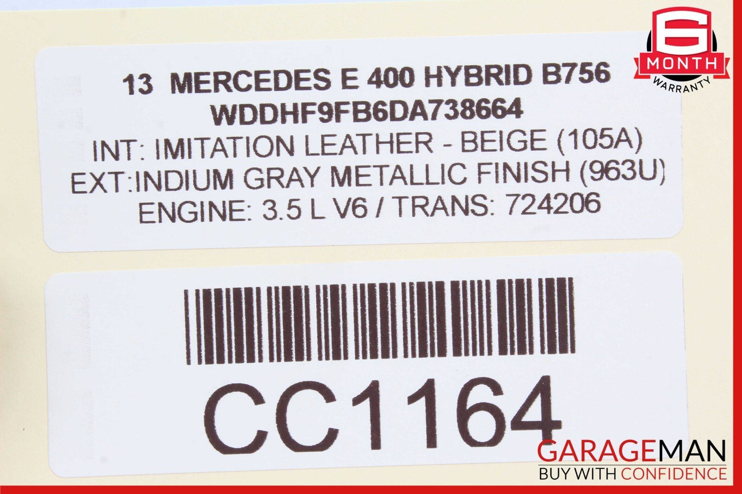 10-15 Mercedes W212 E400 CLS500 Keyless Go Entry Control Module 1729007900 OEM