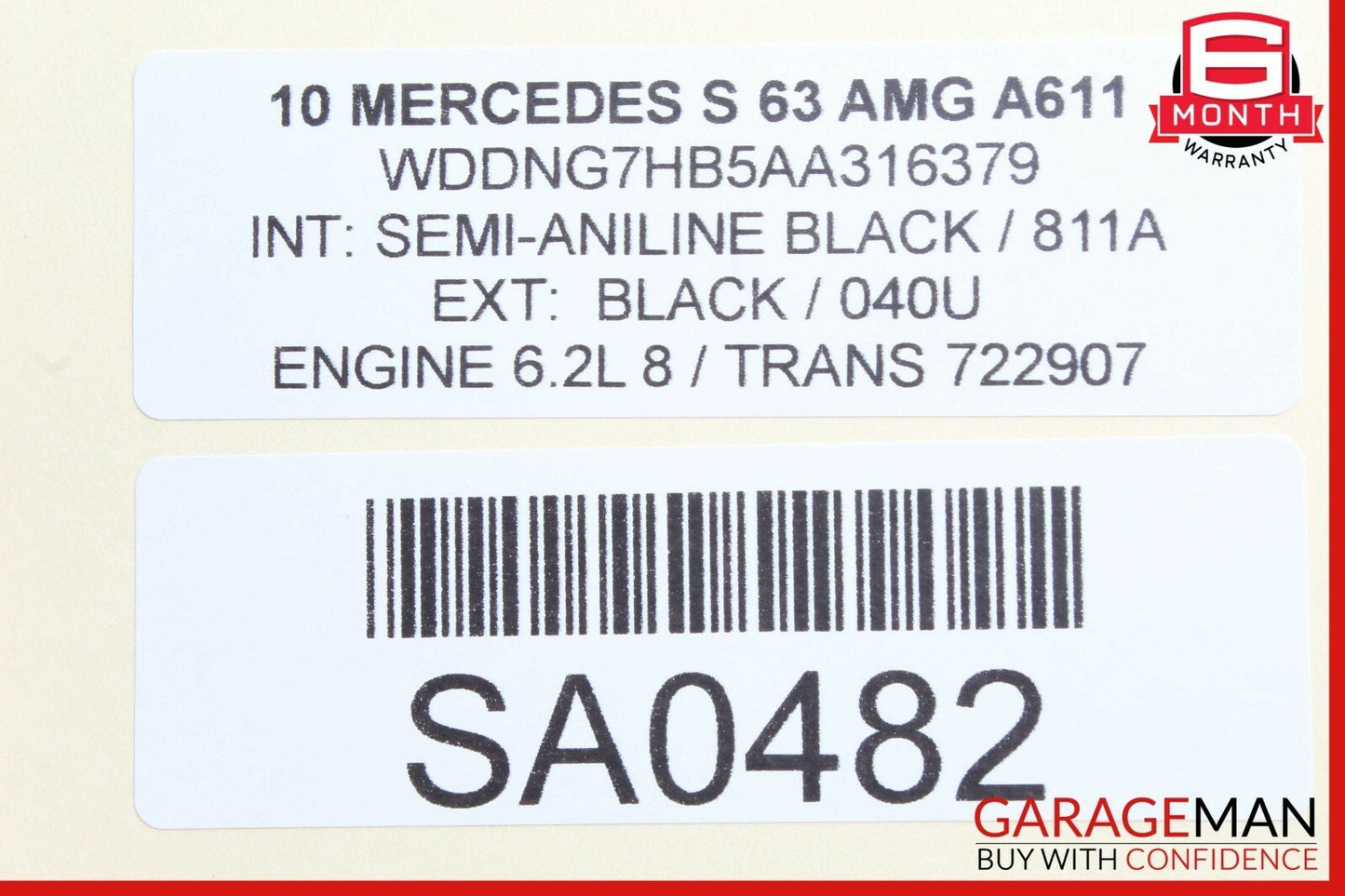 10-13 Mercedes W221 S63 AMG Park Assist Parktornic Sensor Module Control OEM