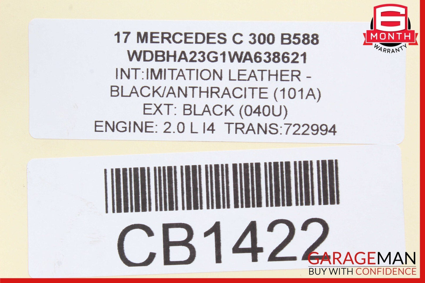 15-22 Mercedes W205 C300 GLC 300 S450 Transmission Oil Cooler Radiator OEM