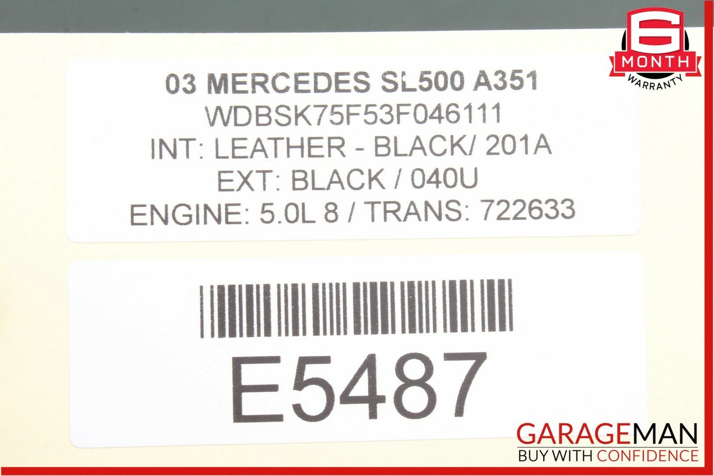 Mercedes R230 SL500 CL550 CL500 Seatbelt Seat Belt Tension Sensor Module Unit