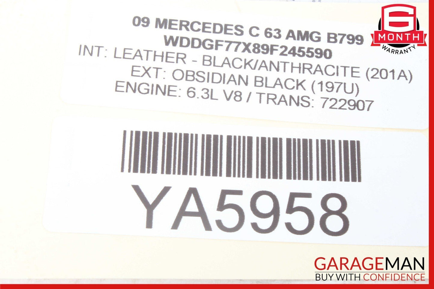 08-11 Mercedes W204 C63 AMG C350 Instrument Cluster Speedometer Bezel Trim OEM