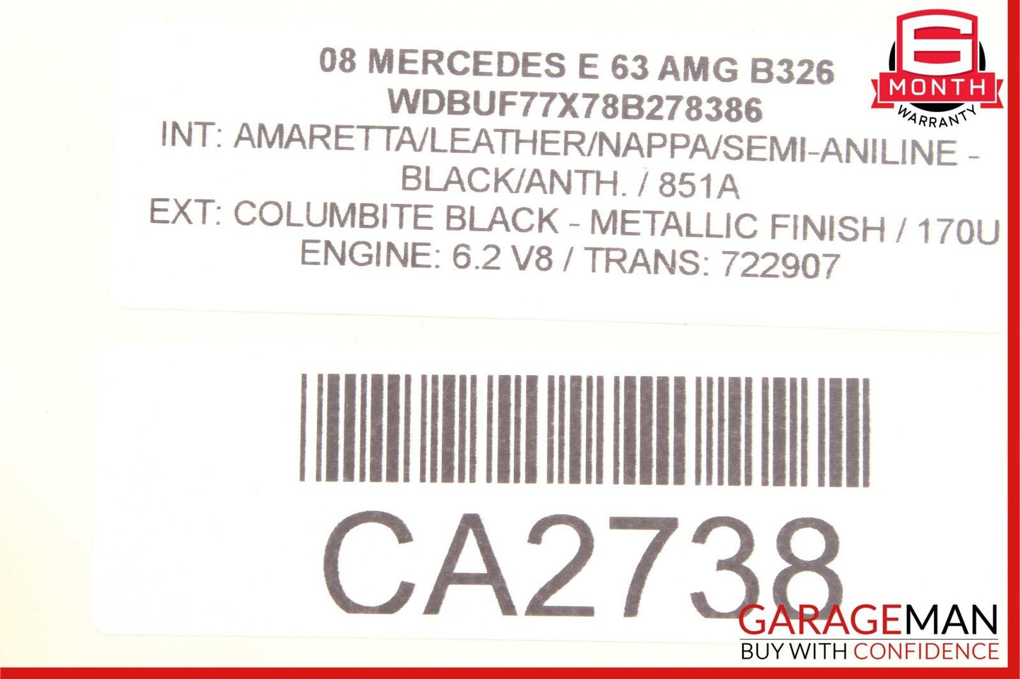 03-12 Mercedes GL320 E350 CLS550 E320 GL450 Front Left Seat Control Module Unit