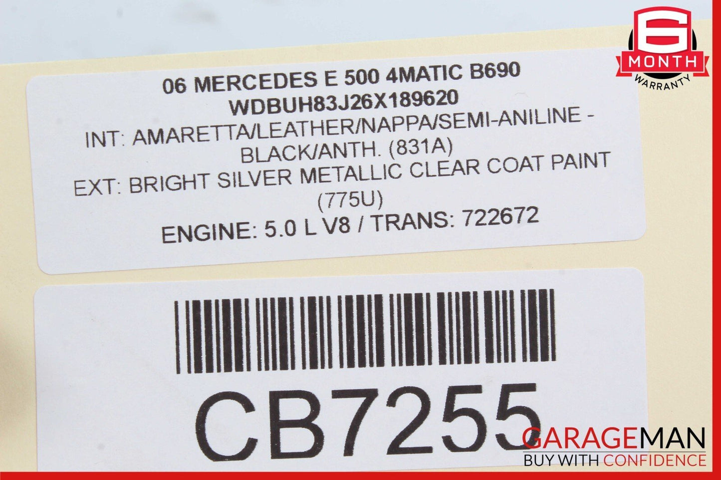 03-06 Mercedes W211 E500 E320 Anti Theft Alarm Control Module 2118209626 OEM