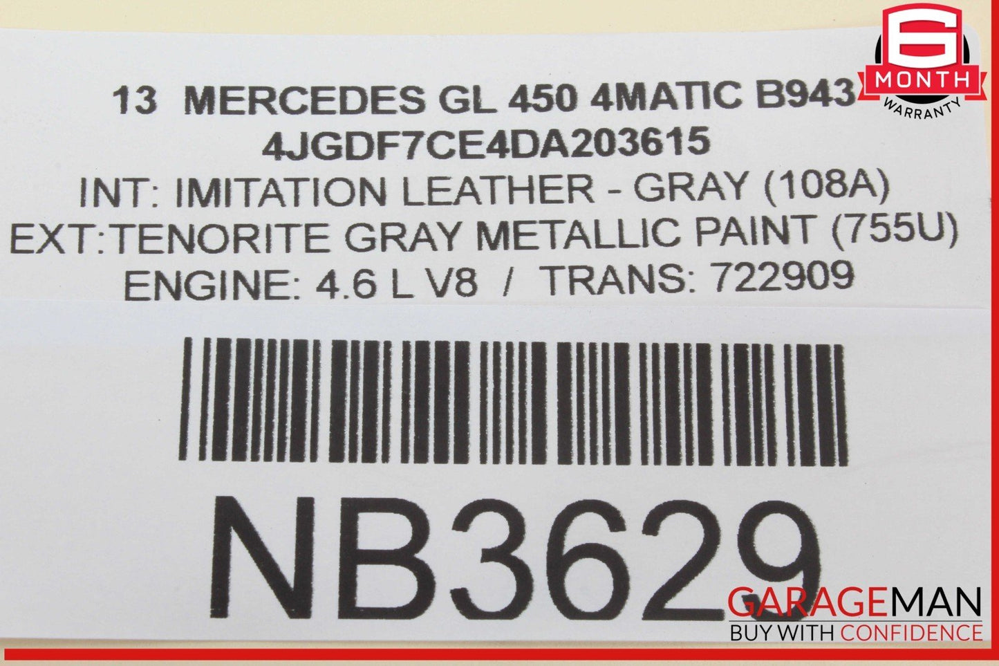 13-16 Mercedes X166 GL450 4MATIC Park Assist Parktronic Sensor Module Control