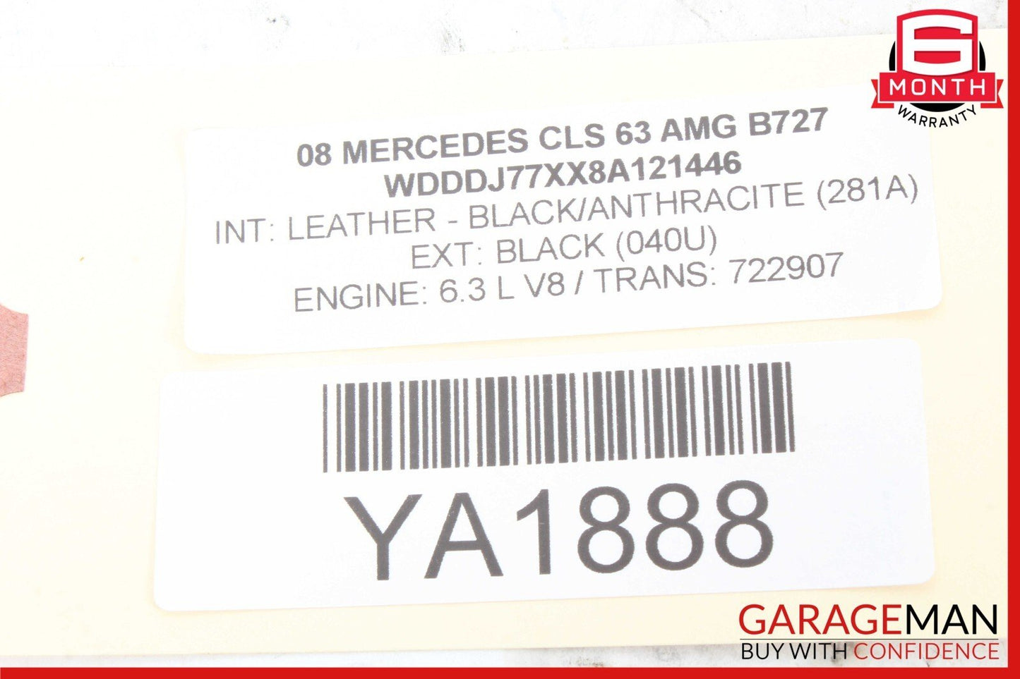 06-11 Mercedes W219 CLS63 AMG CLS550 Center Console Insert Voice Control OEM