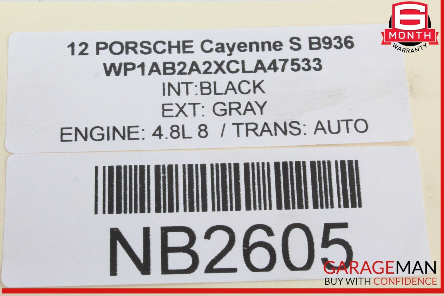 11-18 Porsche Cayenne S 958 Rear Left Side Door Window Regulator Motor Unit OEM