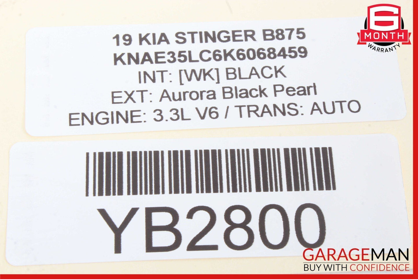 18-21 Kia Stinger Rear Right Passenger Side Door Wire Wiring Harness OEM