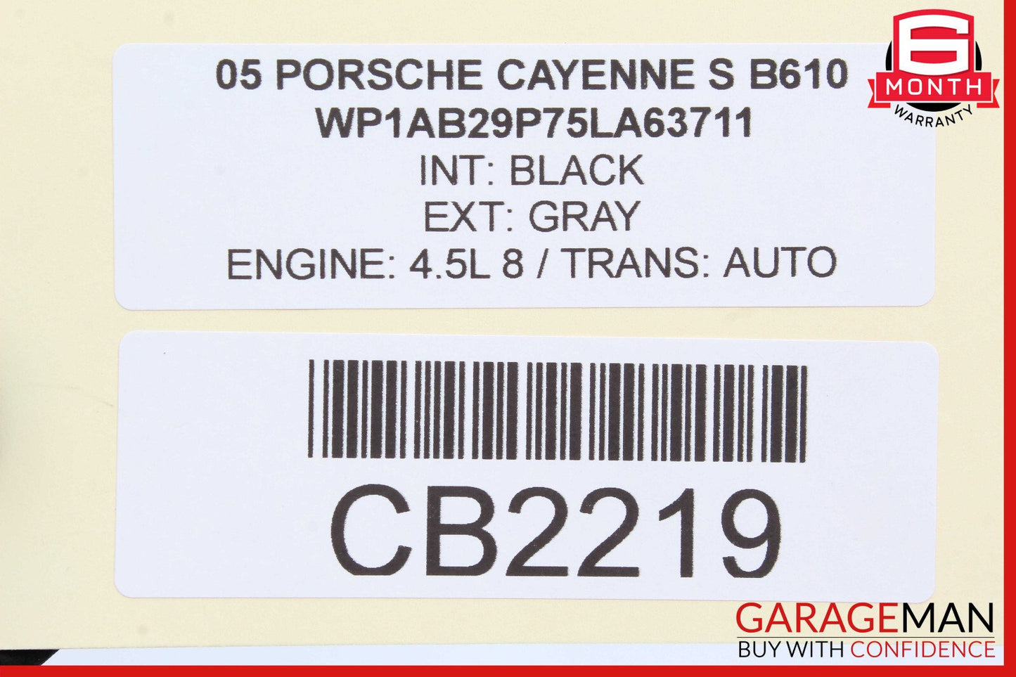 03-10 Porsche Cayenne 955 957 Anti Theft Immobilizer Locking Control Module OEM