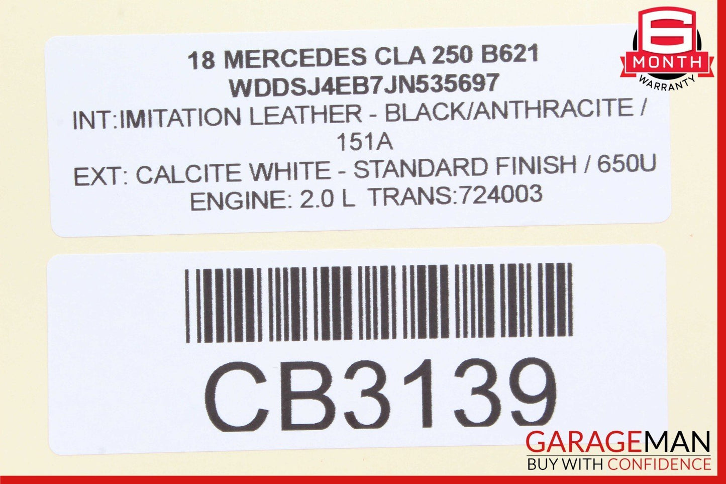 12-20 Mercedes W117 GLA250 Front Left Side Door Control Module Unit