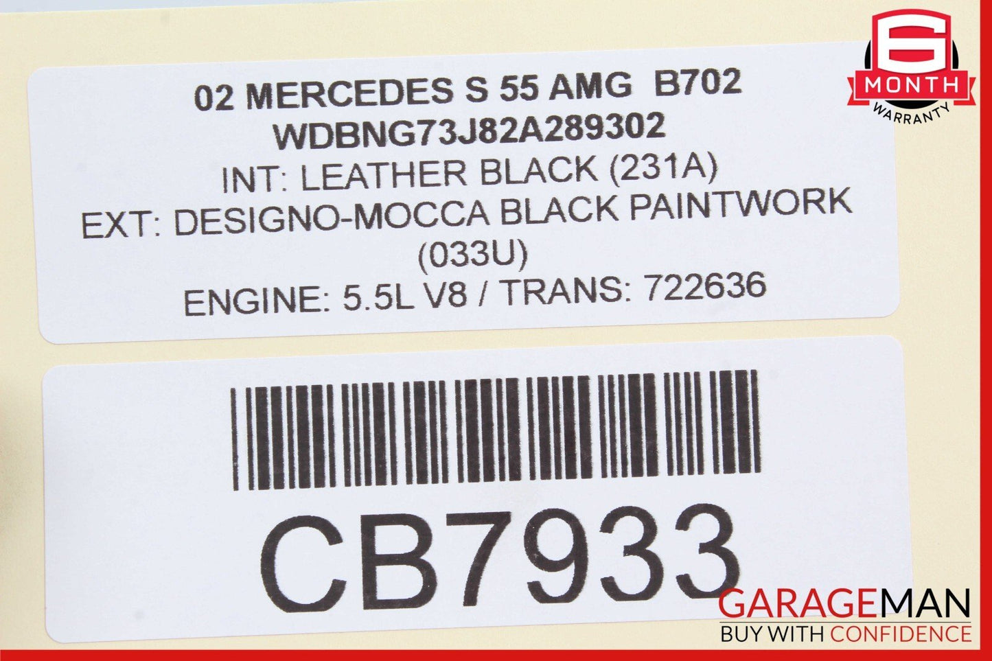 00-09 Mercedes SLK350 CLK500 CL500 S430 E320 Anti Theft Alarm Module Unit OEM