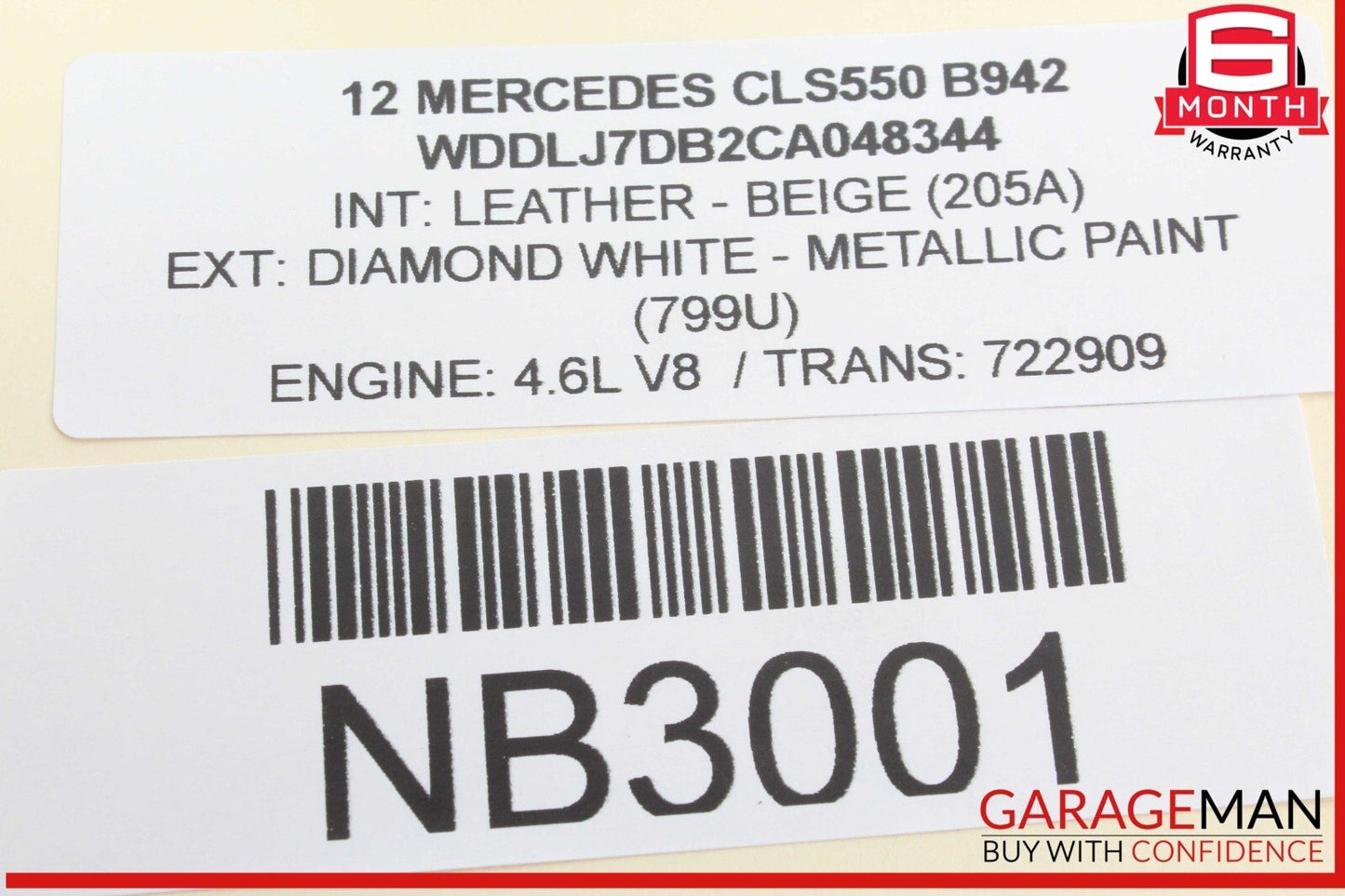 12-18 Mercedes W218 CLS550 CLS63 AMG Right Side Door Tweeter Speaker Black OEM
