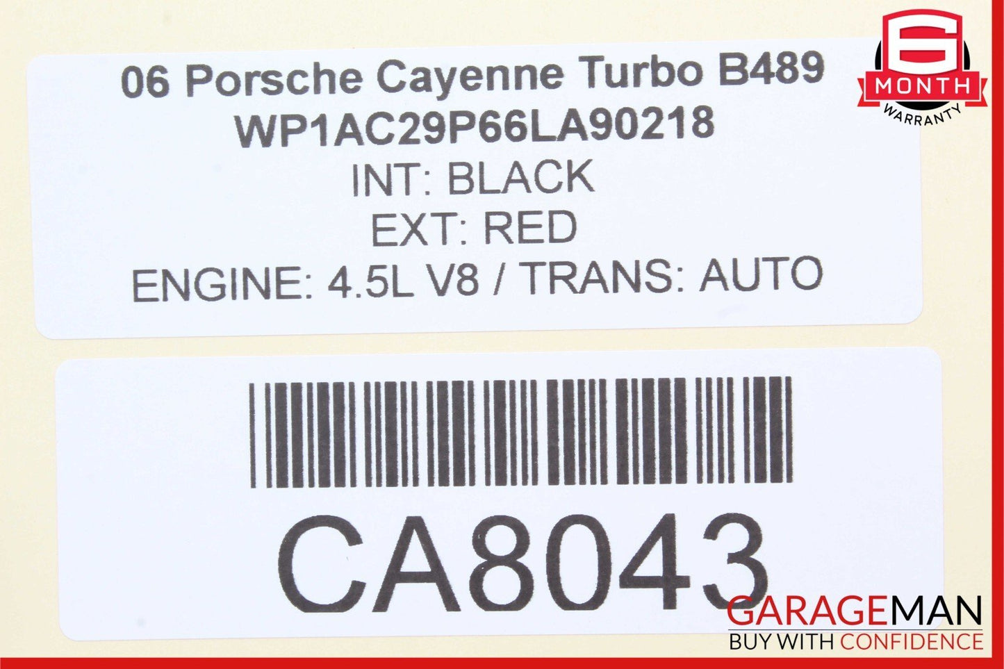 03-10 Porsche Cayenne Turbo Front Right or Left Seat Adjustment Memory Module