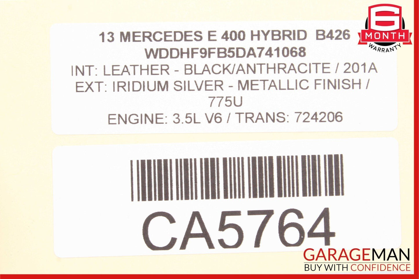 08-18 Mercedes E400 C250 E350 Front Left Side Door Controller Module Unit