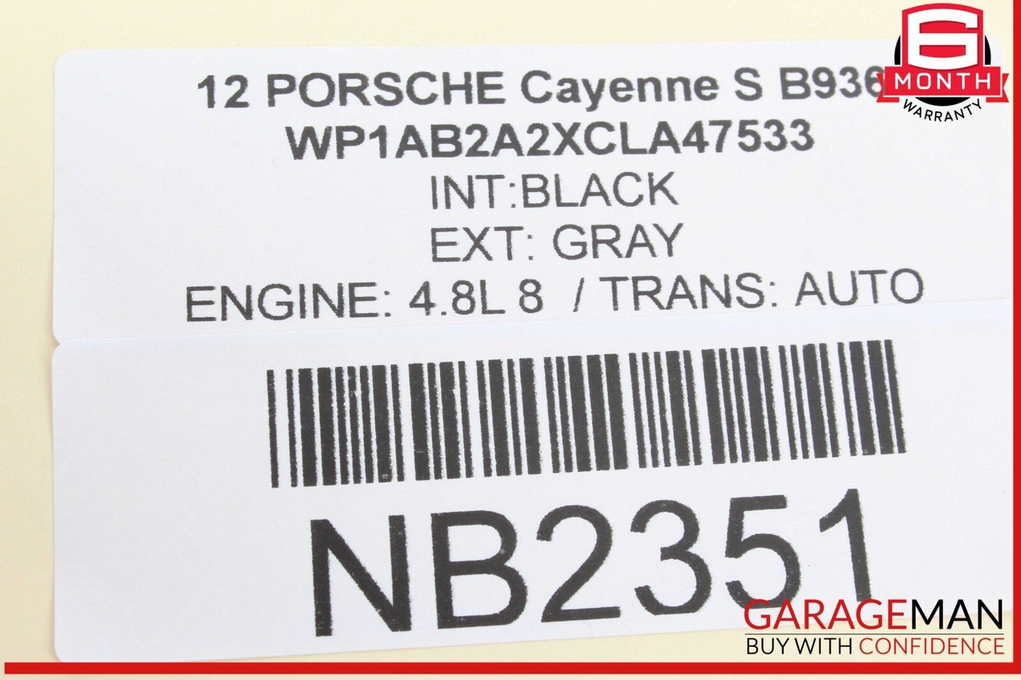 11-17 Porsche Cayenne S 958 Rear Right or Left Side Door Control Module OEM