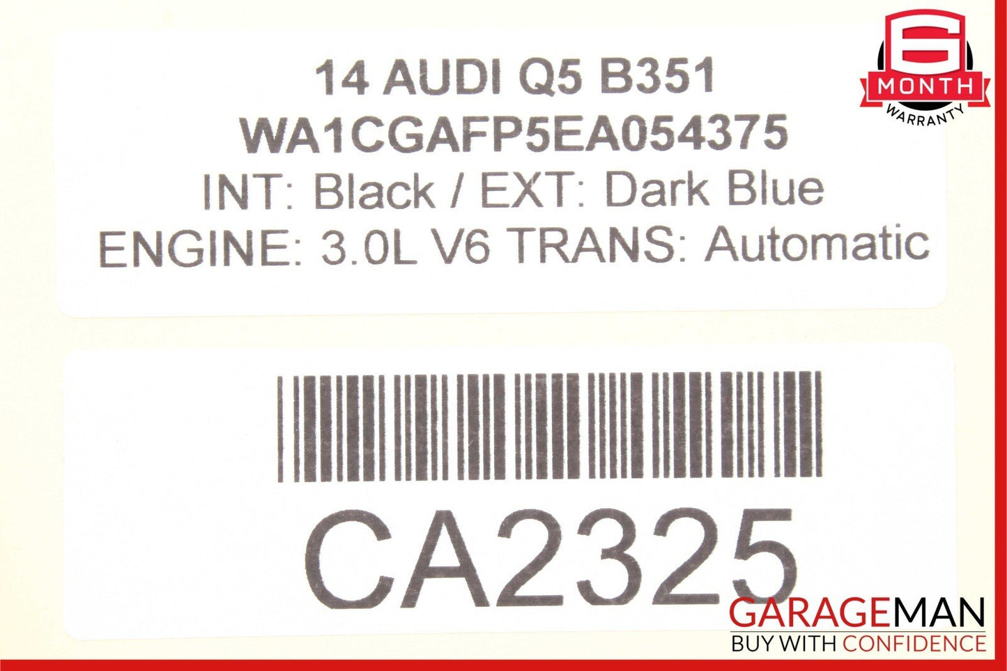 14-17 Audi Q5 SQ5 Rear Left Driver Side Door Control Module OEM