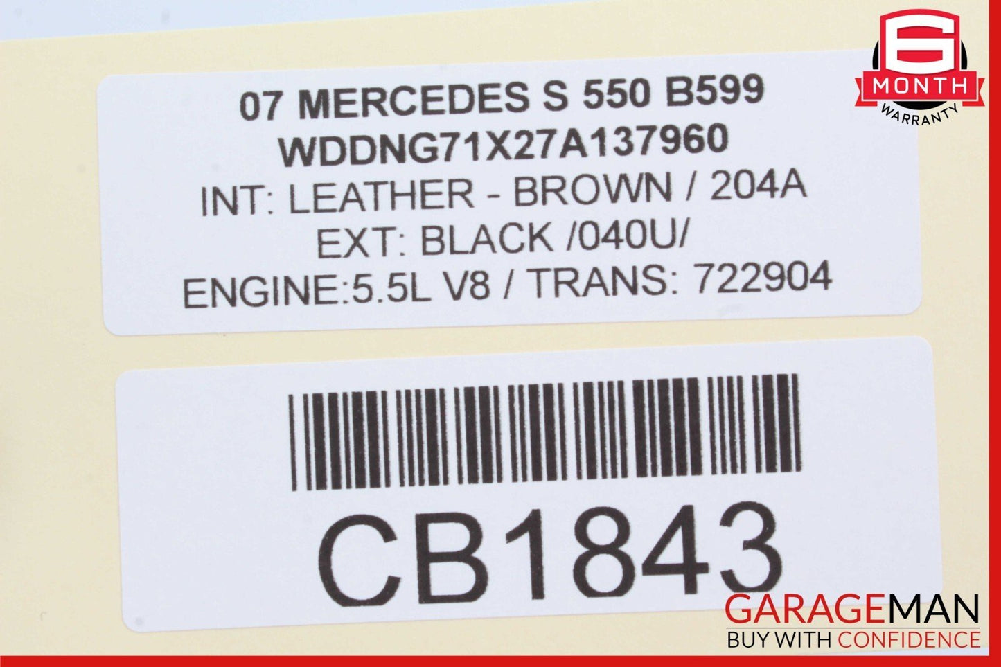 07-14 Mercedes W221 S550 CL550 Rear Trunk Seat Lumbar Adjustment Vacuum Pump OEM