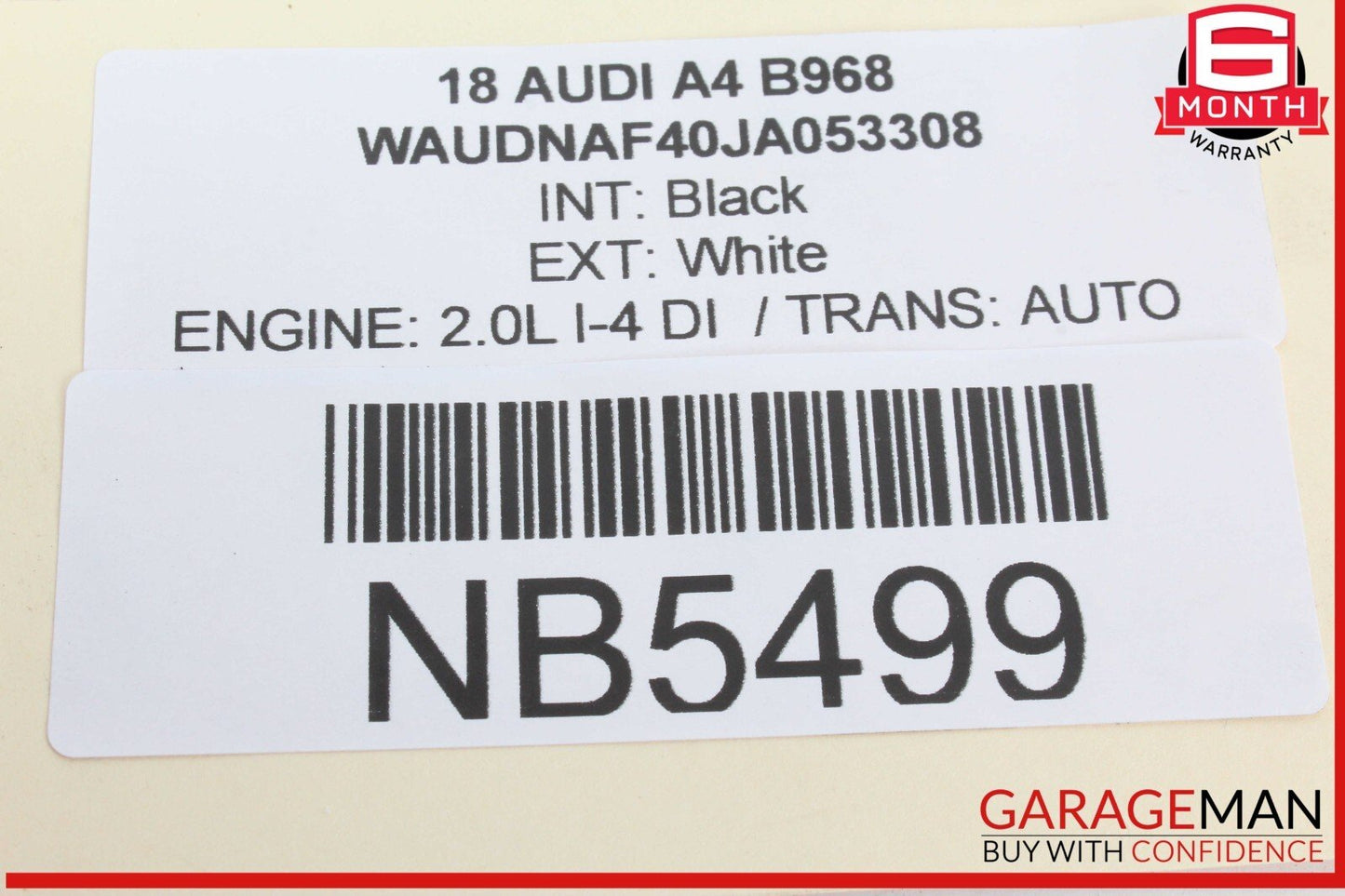 17-24 Audi A4 Quattro Rear Left Driver Side Window Regulator Motor OEM