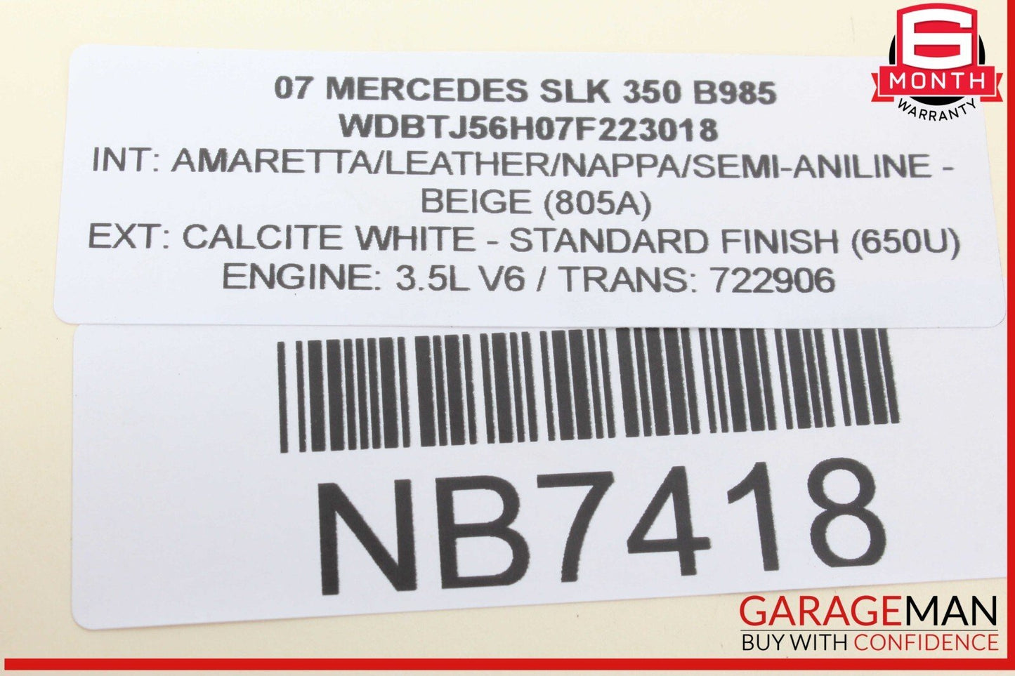 01-09 Mercedes W209 CLK350 SLK350 Rear Left / Right Lower Thrust Control Arm