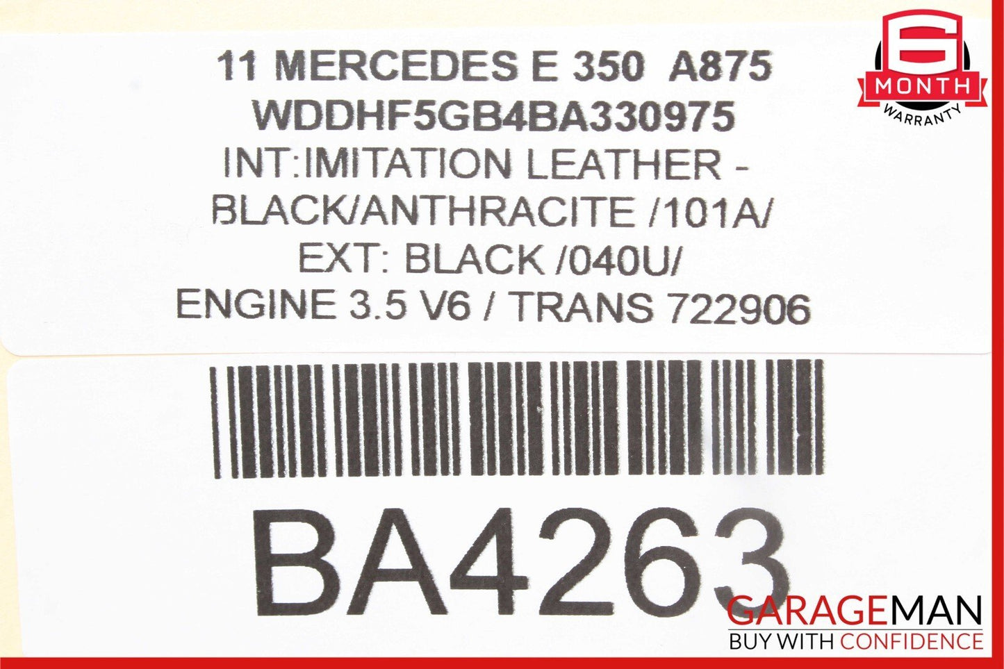 10-16 Mercedes W212 E350 Front Right Side Door Panel Tweeter Speaker Cover Black