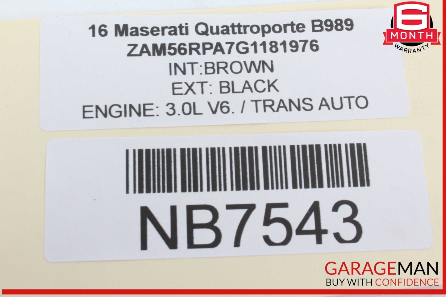 14-18 Maserati Quattroporte Power Trunk Lid Deck Control Module 670033071 OEM