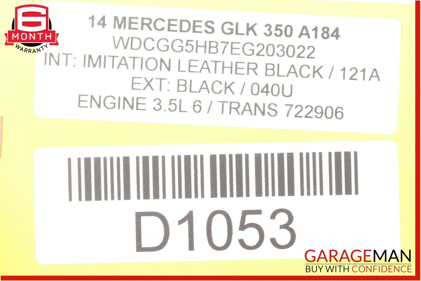 13-15 Mercedes X204 GLK350 Rear Tailgate Hatch Trunk Handle Switch Button OEM