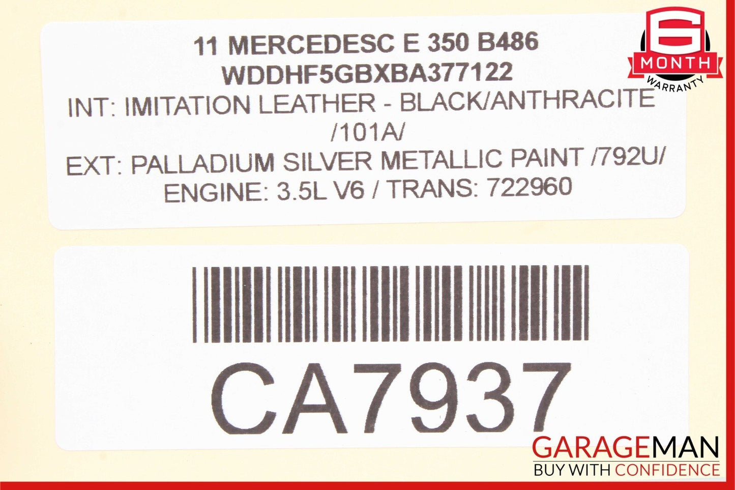 08-18 Mercedes W212 E350 C250 SLK350 Front Left Side Door Control Module OEM