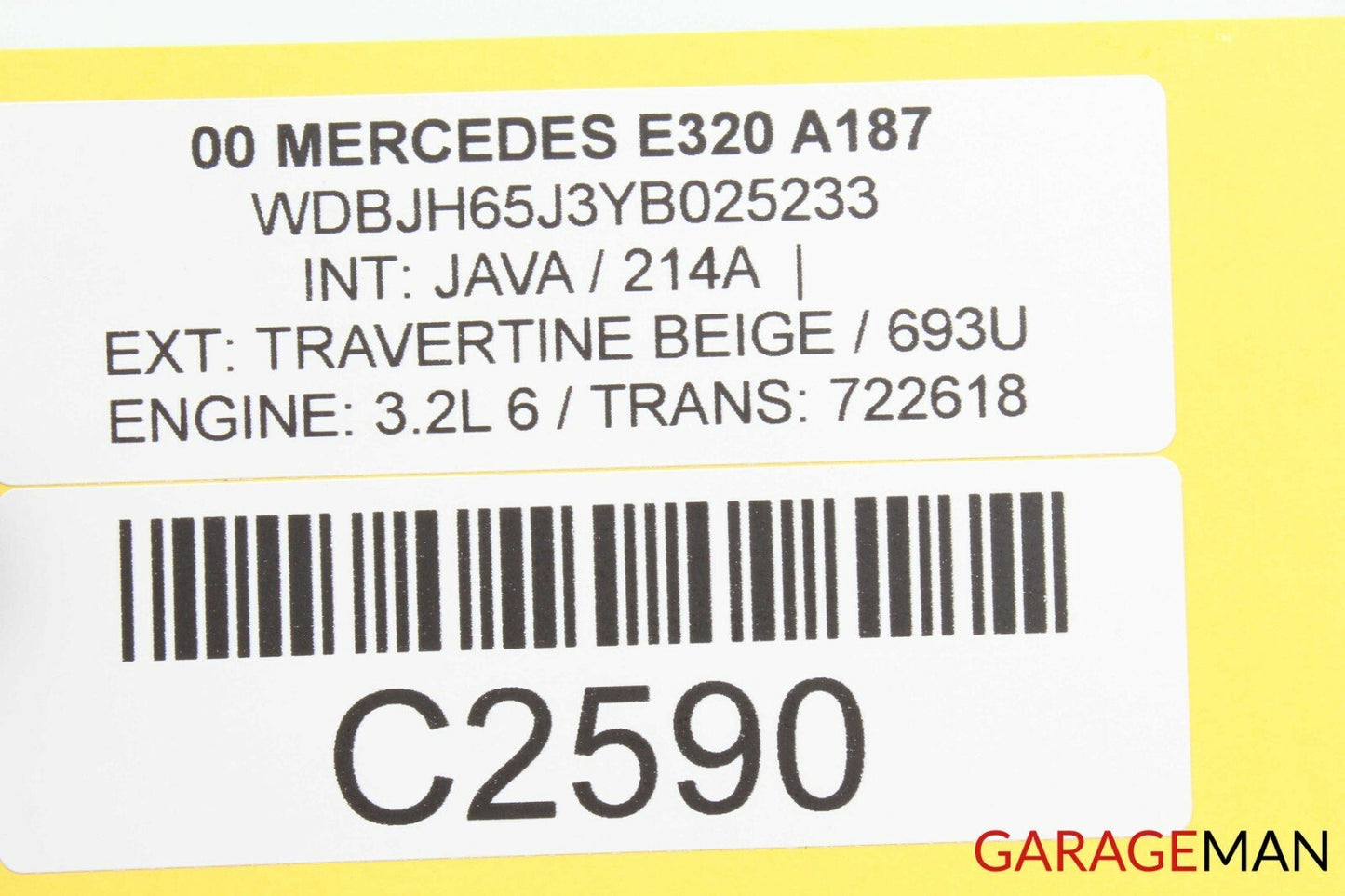 00-02 Mercedes W210 E320 Left Driver Side Dash Molding Trim Panel Bezel Wood OEM