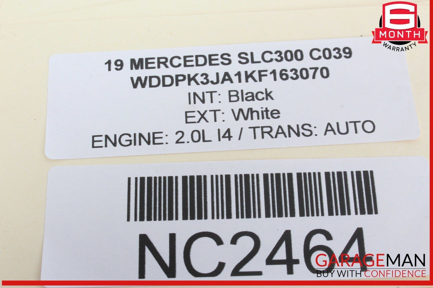 17-20 Mercedes R172 SLC300 Front Right Passenger Side Window Regulator Motor OEM