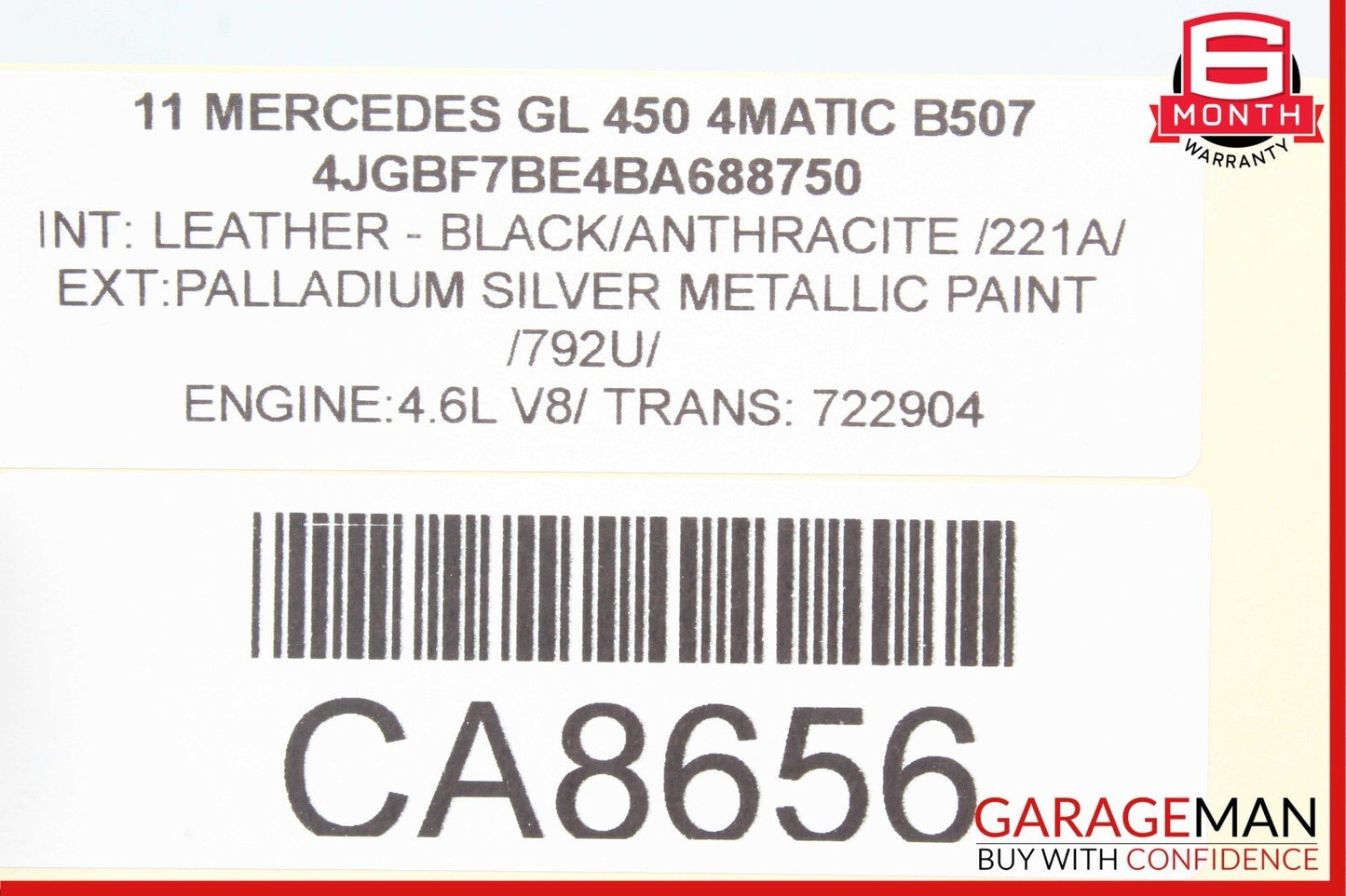06-13 Mercedes X164 GL450 R350 Front Right Side Door Control Module OEM