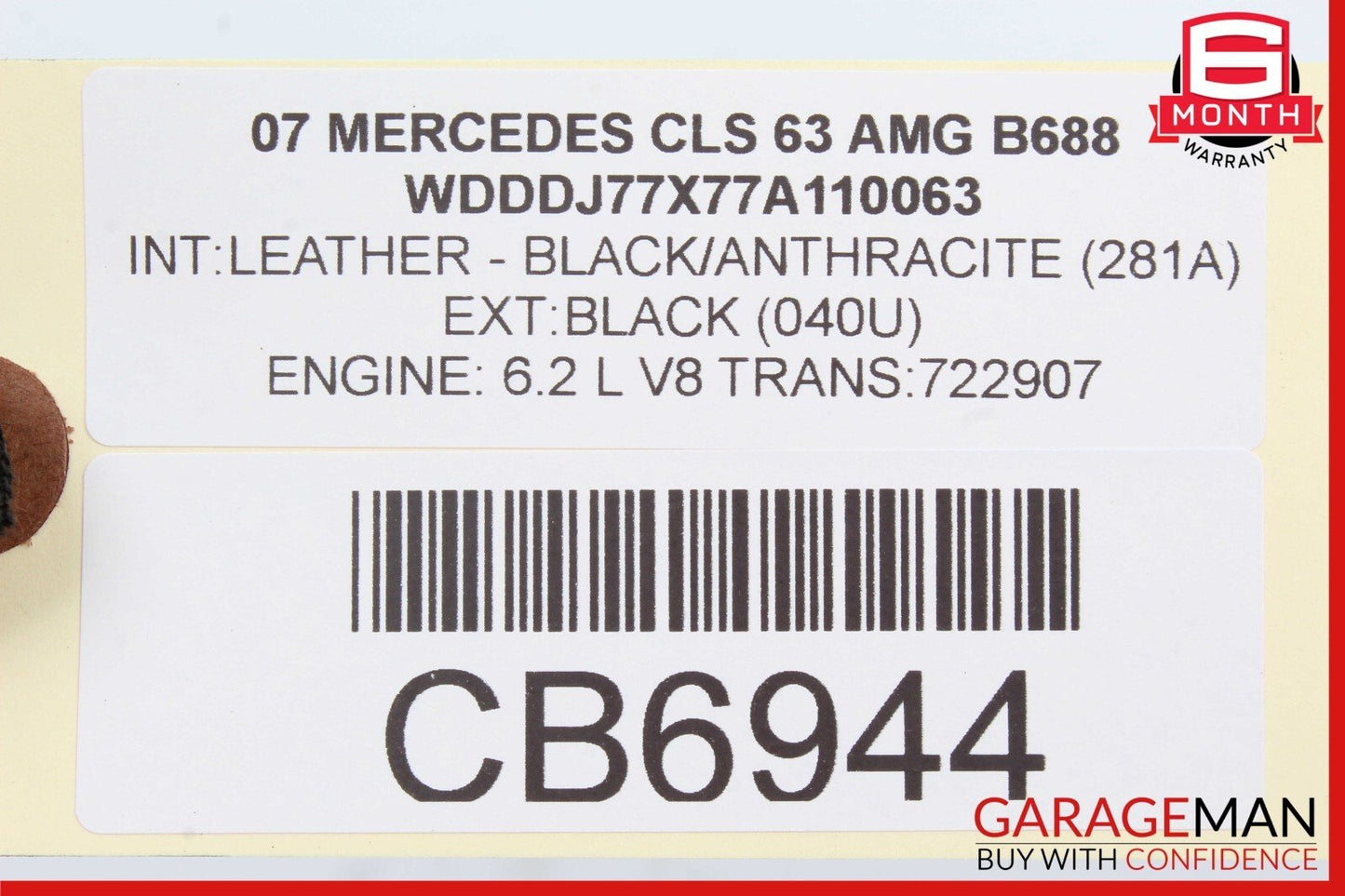 03-12 Mercedes W219 CLS63 AMG GL450 E320 Front Left Seat Control Module Unit OEM