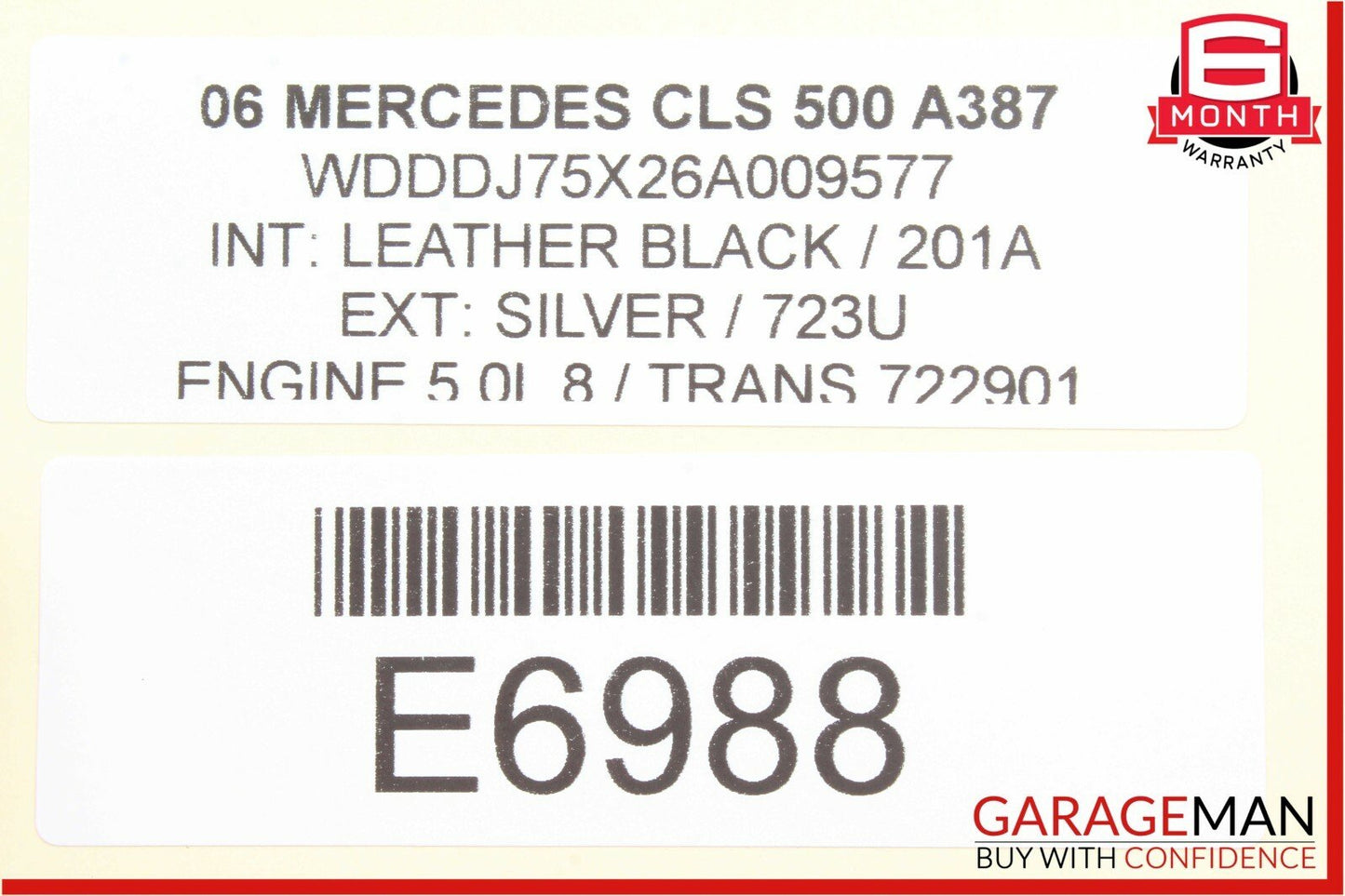 03-11 Mercedes W219 CLS500 Front Right Side Under Seat Control Module OEM
