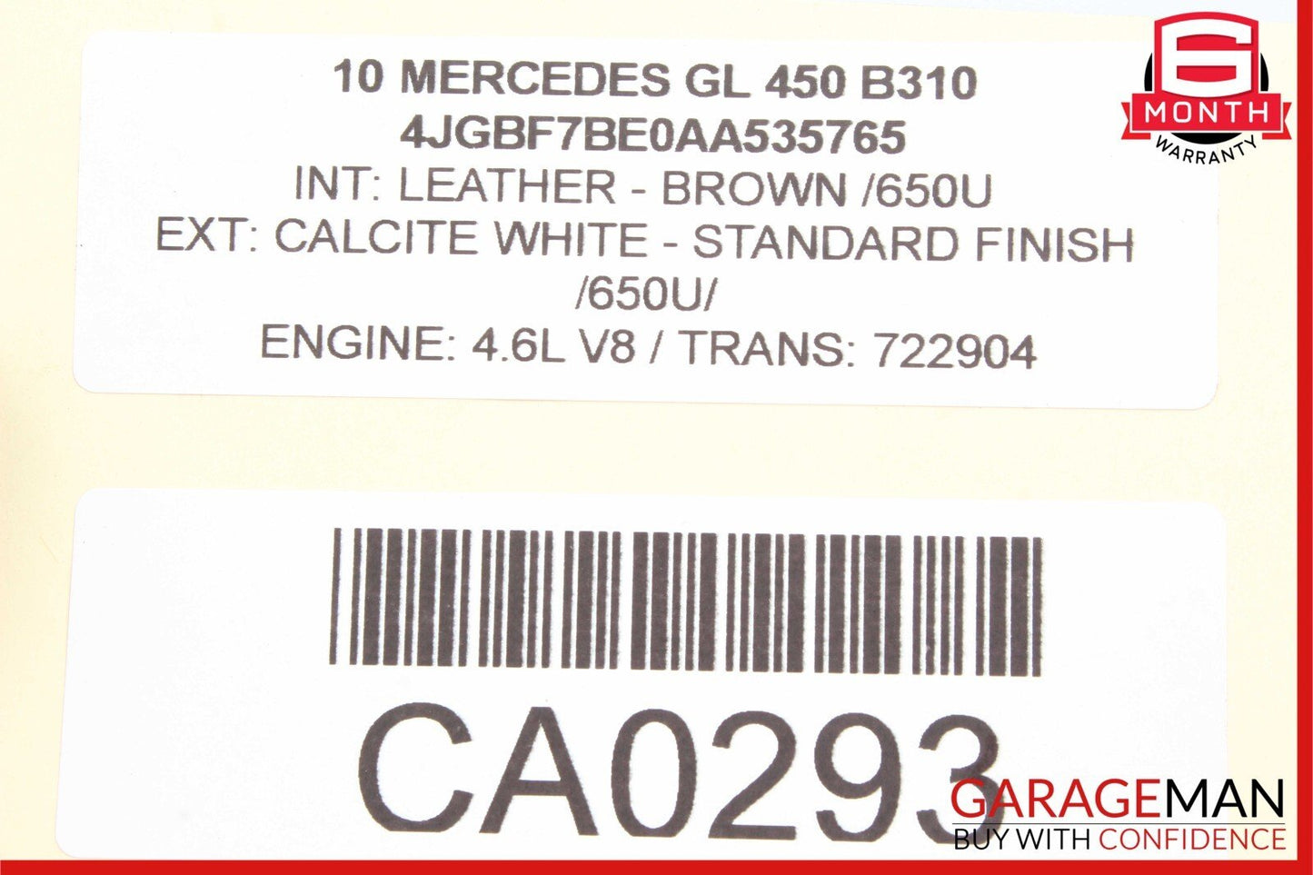 08-18 Mercedes X164 GL450 R350 Subwoofer Amp Amplifier Harman Becker OEM