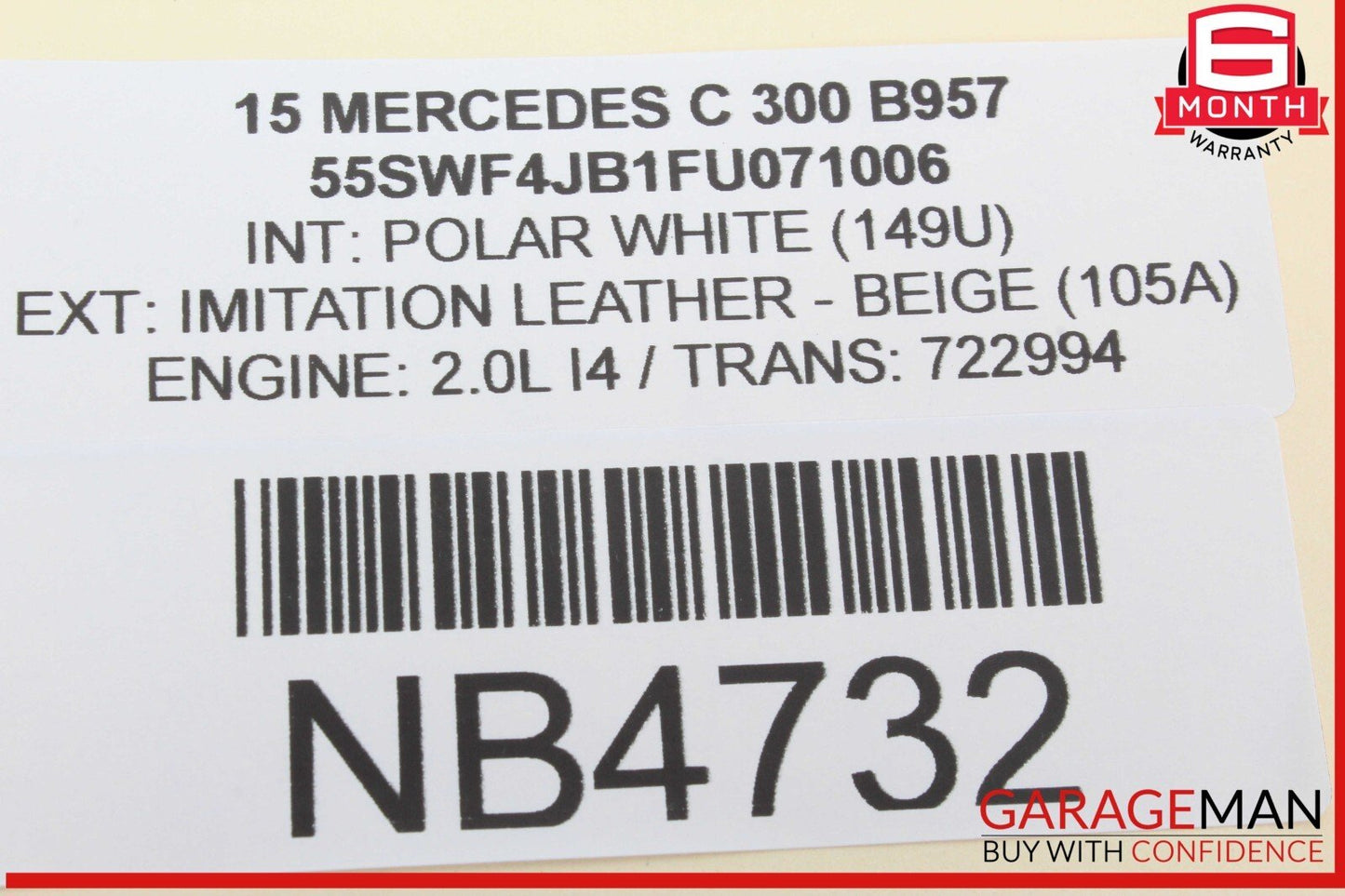 15-20 Mercedes W205 C300 C350e C63 AMG Front Right Side Seat Control Module Unit