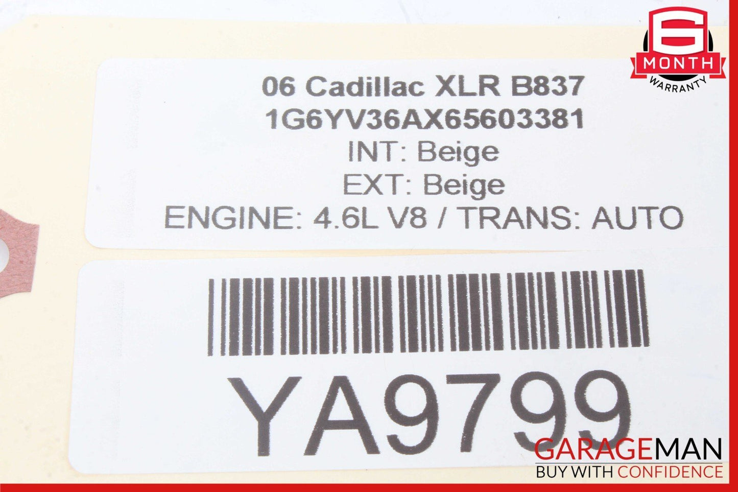 04-09 Cadillac XLR Head Up Display Switch Button Trim Beige 15793851 OEM