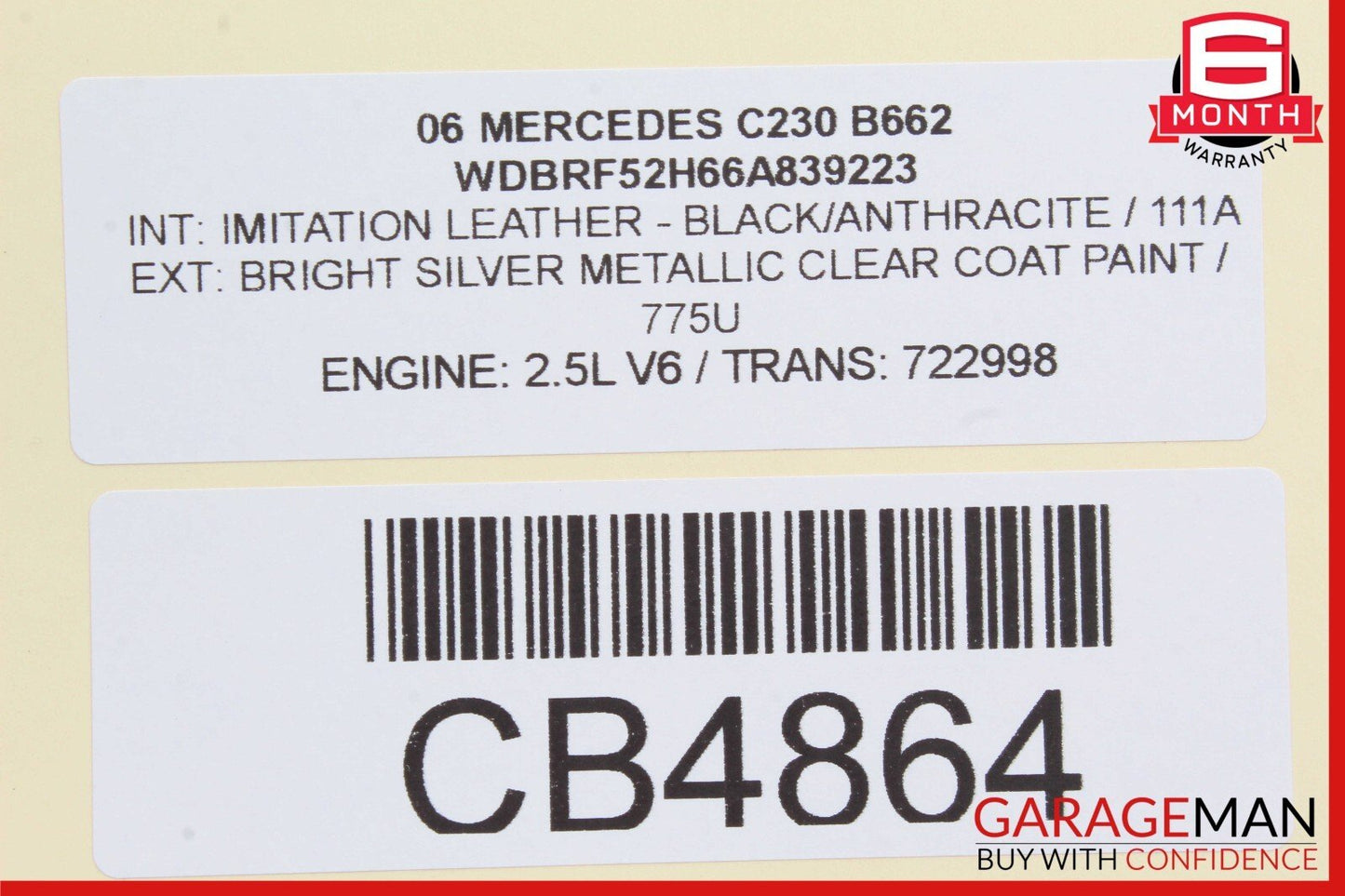 01-07 Mercedes W203 C230 C320 Front Right Door Control Module 2038201285 OEM